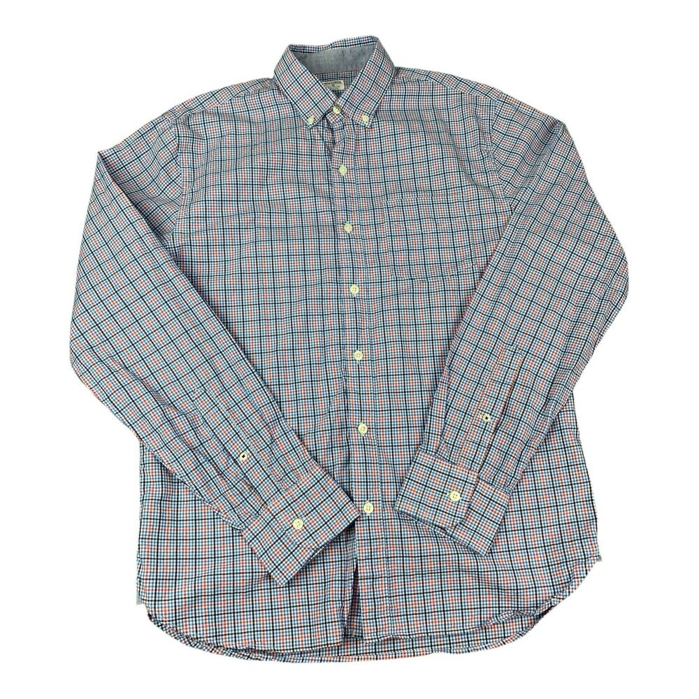 Bonobos Long Sleeve Button Down Shirt Standard Fit, Plaid Men’s Size Medium